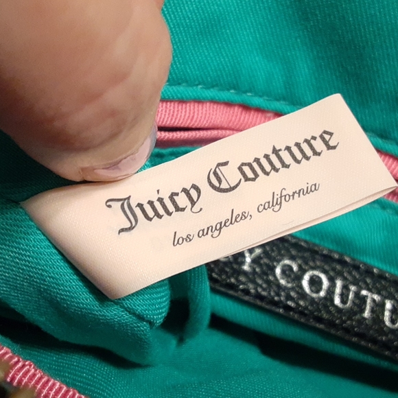 JUICY COUTURE Velour Sequin Navy Silver Crossbody Bag - Picture 5 of 5